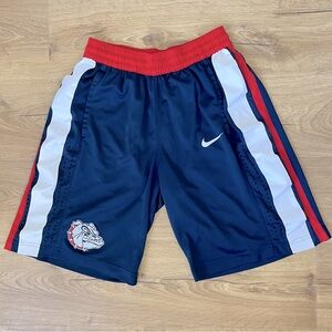Nike Gonzaga Zags Bulldogs NCAA college basketball shorts Medium
